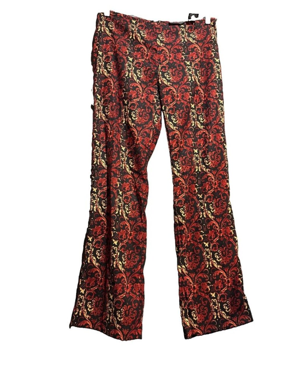 No Boundaries Low Rise Y2K Geometric Floral Print Flare Pants Size 13